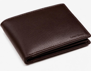 Leder Street Men's Brown Genuine Leather Wallet, 10 Card Slots - Image 1
