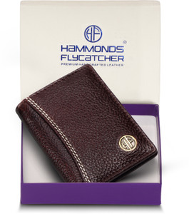 Hammonds Flycatcher Men & Women Trendy, Formal Brown Genuine Leather Card Holder