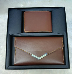 MOREL Women Casual, Ethnic, Travel, Trendy Brown Genuine Leather Wallet