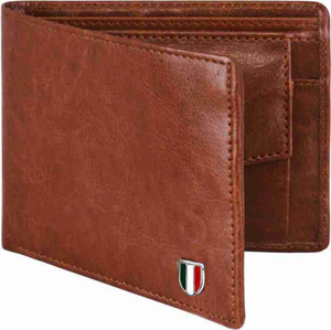 TAQWA Men Trendy Tan Artificial Leather Wallet