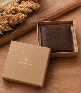 Deor Men Brown Genuine Leather Wallet - Image 5