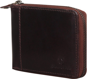 NauraHide Men & Women Evening/Party, Trendy, Casual Maroon Genuine Leather Wallet