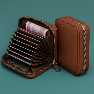 VEMILIO Men & Women Casual, Evening/Party, Formal, Travel, Trendy Brown Artificial Leather Wallet