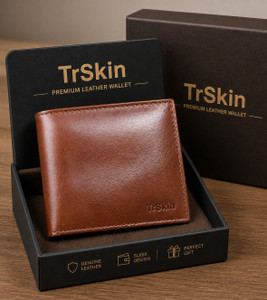 TrSkin Men Brown Genuine Leather Wallet - Image 4