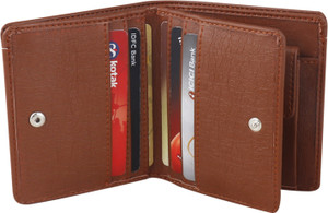 True Style Men Casual Tan Genuine Leather, Artificial Leather Wallet