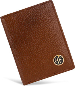 Hammonds Flycatcher Men & Women Formal Tan Genuine Leather Card Holder