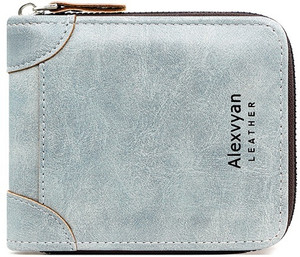 AlexVyan Men Casual, Ethnic, Evening/Party, Formal, Travel, Trendy Blue Genuine Leather Wallet