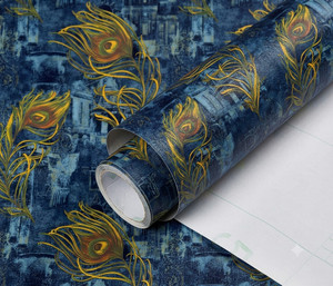 MALBEC 500 cm x 45 cm Waterproof Floral & Botanical PVC, Vinyl Wallpaper