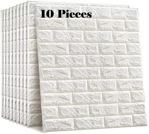 SURADI 70 cm x 77 cm Waterproof Decorative Embossed Wallpaper