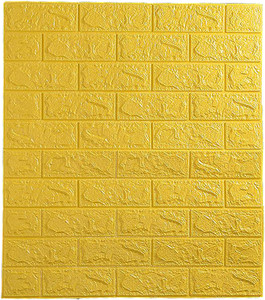 Tlismi Vinyl Decorative Yellow Wallpaper