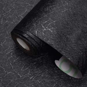 Veki Decorative Black Wallpaper