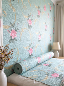HOMEMATES 304.8 cm x 45.72 cm Waterproof Floral Vinyl Wallpaper - Image 6