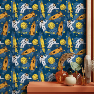 Asian Paints EzyCR8 P&S Astronaut Classics Multicolor Wallpaper