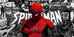 Kuavi 45 cm x 30 cm Comics Paper Wallpaper