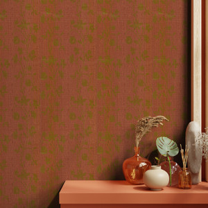 Asian Paints EzyCR8 Fragrant Heritage | Self Adhesive Wallpaper Floral & Botanical Brown Wallpaper