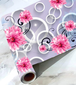 HD PRINT HOUSE Vinyl Floral & Botanical Multicolor Wallpaper