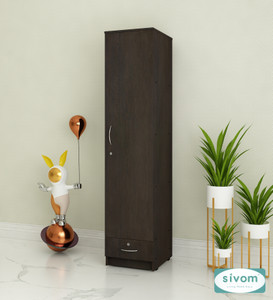 SIVOM SIVOM Ultra Multipurpose Single Door OuterDrawer Wardrobe Engineered Wood 1 Door Wardrobe