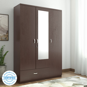 Hometown Utsav Engineered Wood 3 Door Almirah