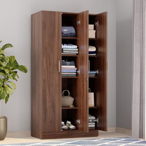 Wakefit Twill Engineered Wood 3 Door Wardrobe