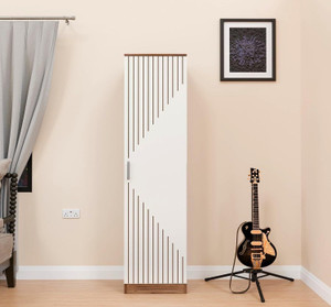 Flipkart Perfect Homes Multipurpose Space Saving Wooden Wardrobe | Stylish White Door Storage Unit Engineered Wood 1 Door Wardrobe