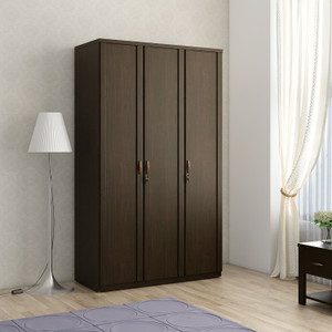 SPACEWOOD Engineered Wood 3 Door Wardrobe