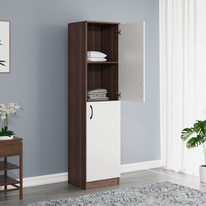 Home Full Engineered Wood 2 Door Wardrobe