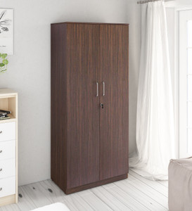 A GLOBIA CREATIONS Axel Engineered Wood 2 Door Wardrobe