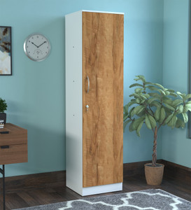 SPACEX Rua Multipurpose Single Door Wardrobe / Spacious 5 Shelves Engineered Wood 1 Door Wardrobe