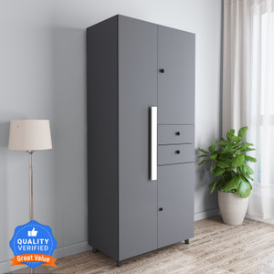 CARLTON LONDON Willy Engineered Wood 3 Door Wardrobe