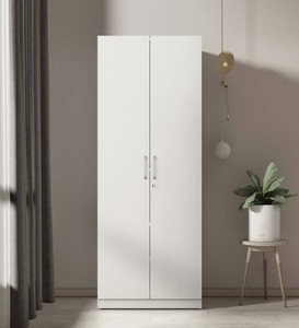 SPACEX Maximus Multipurpose 2 Door Wardrobe / Spacious 5 Shelves Engineered Wood 2 Door Wardrobe