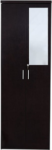 CASPIAN Wooden Almirah for Clothes and Stacking space -Home Furniture Storage Engineered Wood 2 Door Wardrobe