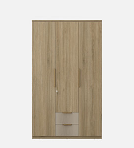 SPACEWOOD VERTA Engineered Wood 3 Door Wardrobe