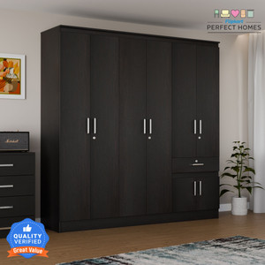 Flipkart Perfect Homes Julian Engineered Wood 6 Door Wardrobe