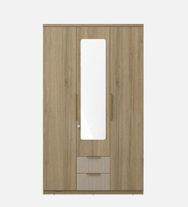 SPACEWOOD VERTA Engineered Wood 3 Door Wardrobe
