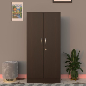 NITYAM Wooden Furniture Wardrobe Almirah With Storage Cloth For Bedroom Engineered Wood 2 Door Wardrobe