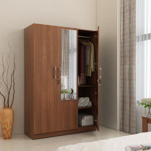 SPACEWOOD Engineered Wood 3 Door Wardrobe