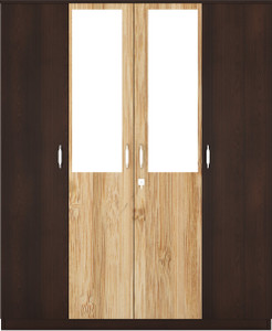 Nilkamal Willy Engineered Wood 4 Door Wardrobe