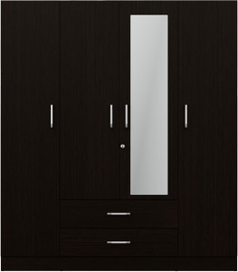 Wakefit Organza Plus Engineered Wood 4 Door Wardrobe