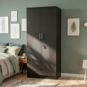 NEUDOT MONO Engineered Wood 2 Door Wardrobe