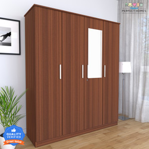 Flipkart Perfect Homes Julian Engineered Wood 4 Door Wardrobe