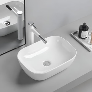 clayplus PREMIUM GRADE CERAMIC TABLE TOP WASH BASIN ( 13 * 18 ) Counter Top