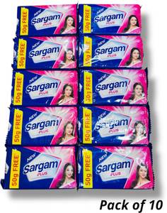 Sgsramganj Sargam plus soap washing bar soap pack of 10 Detergent Bar