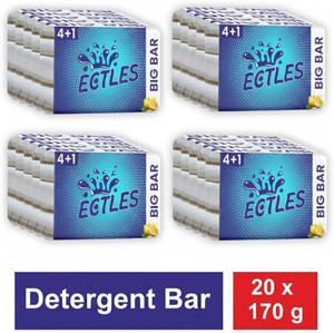ECTLES White Laundry Soap For Clothes Bar Detergent Bar