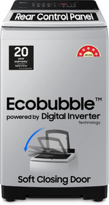 Samsung 7 kg 5 star, Ecobubble, Digital Inverter, Fully Automatic Top Load Washing Machine Grey