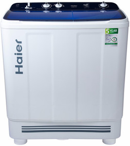 Haier 9 kg Semi Automatic Top Load Washing Machine White, Blue