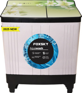 FOXSKY 11 kg Semi Automatic Top Load Washing Machine Grey