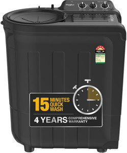 Whirlpool 7.5 kg Semi Automatic Top Load Grey - Image 6