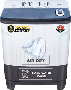 MarQ by Flipkart 9 kg 5 Star Rating Innowash Range Semi Automatic Top Load Washing Machine White, Grey