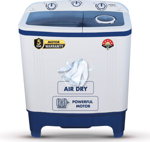 MarQ by Flipkart 7 kg 5 Star Rating Innowash Range Semi Automatic Top Load Washing Machine Blue, White