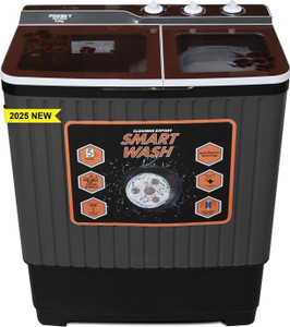 FOXSKY 8 kg Semi Automatic Top Load Washing Machine Grey